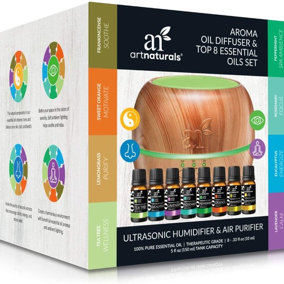 New Essential Oils and Diffuser Gift Set - Picture 2 of 8